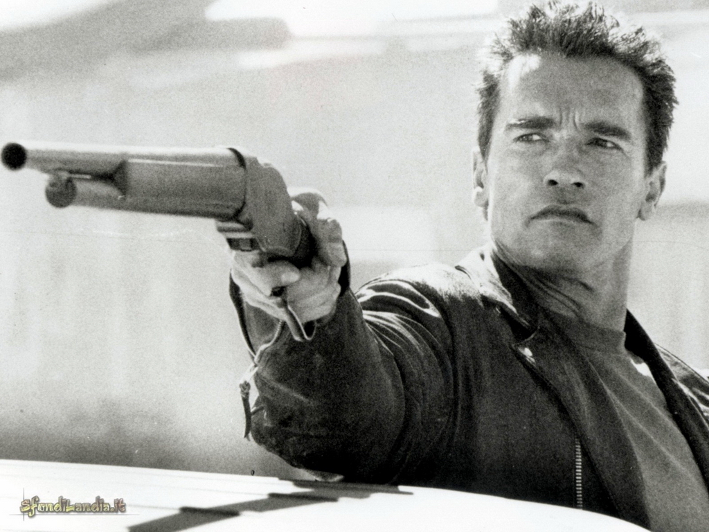 Терминатор 1984 Шварценеггер мотоцикл