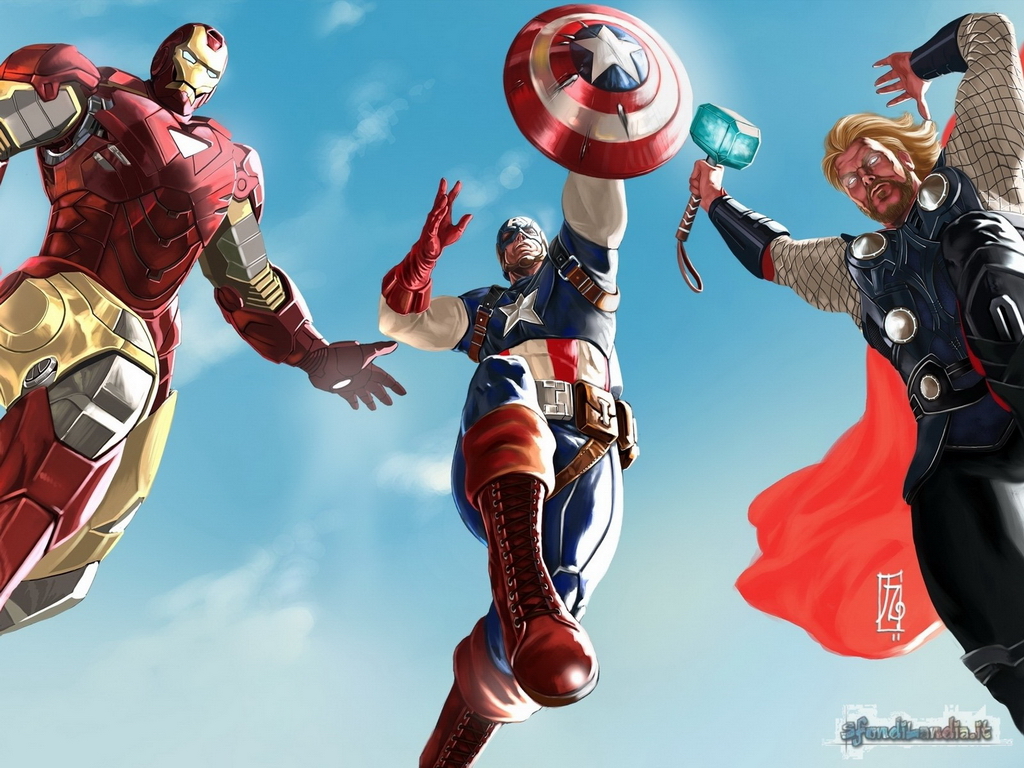 Cap And Thor