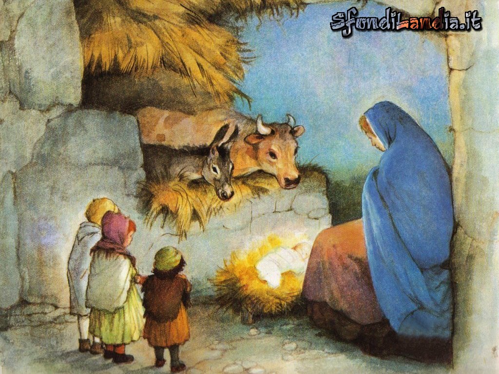 Sfondi Natalizi Animati Per Desktop.Sfondilandia It Sfondo Gratis Di Nativity Per Desktop Smartphone Android E Iphone In Risoluzione 1024x768