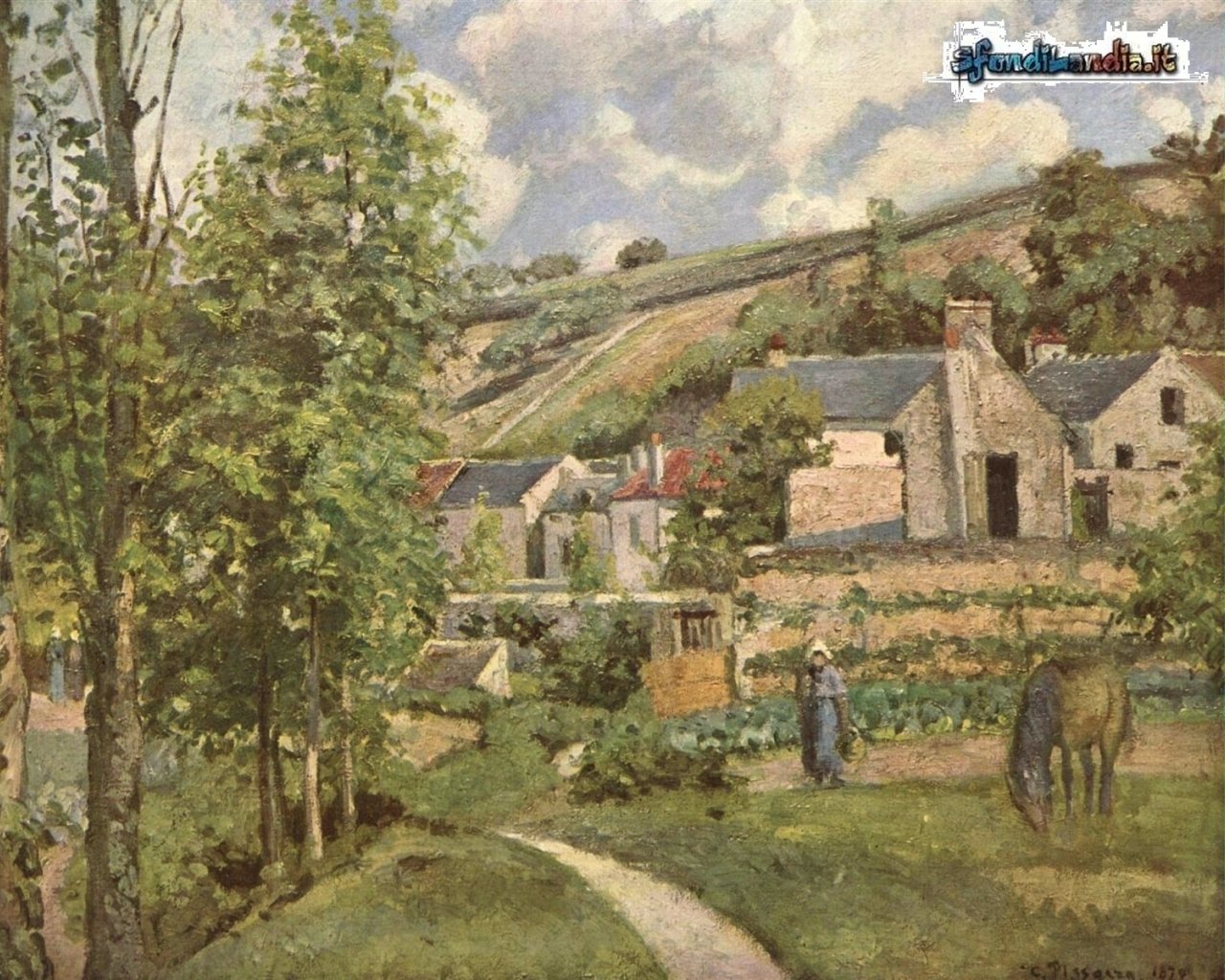 Landscape At Pontoise
