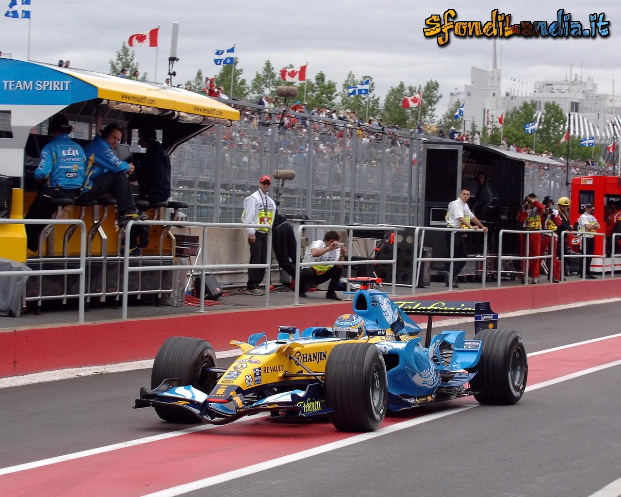 Renault R26 in pista