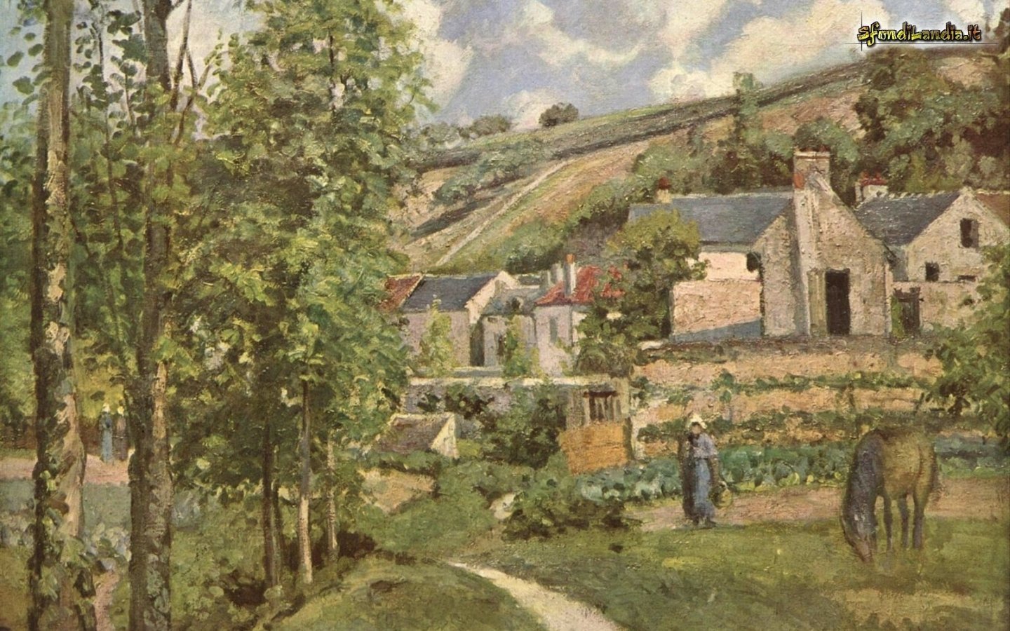 Landscape At Pontoise