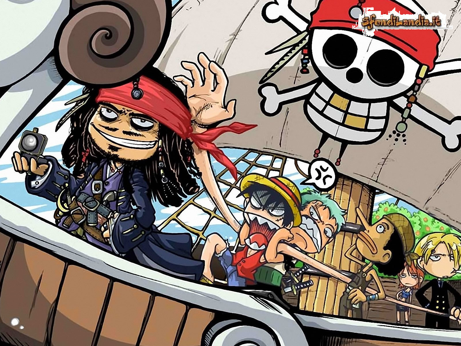 One Piece On Ship
