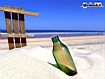 Sfondo: Bottle On Beach