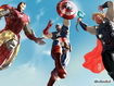 Iron man, Cap And Thor