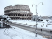 Colosseo innevato