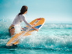 Sfondo: Girl Surfing