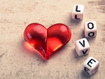 Sfondo: Love Dices And Red Heart