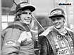 Sfondo: Lauda e Hunt