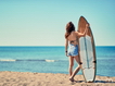 Sfondo: Surfer Girl