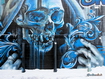Skull Street Art