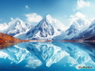 Sfondo: Snow Capped Mountains
