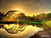 Sfondo: Sunset Behind The Tree